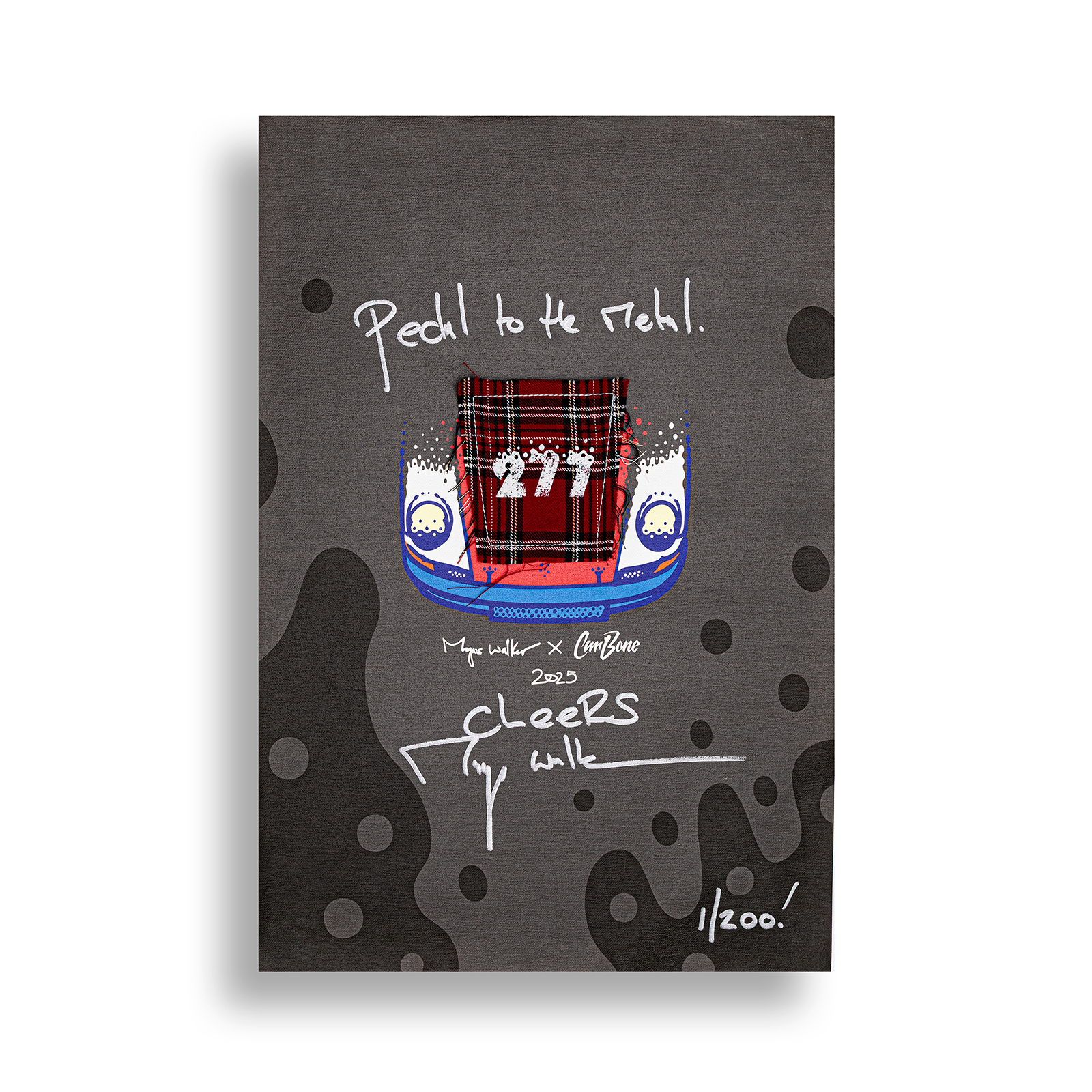 Final print on A2 canvas, signed by Magnus | Magnus Walker x CarBone