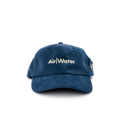 Air|Water cap with embroidered details - navy blue
