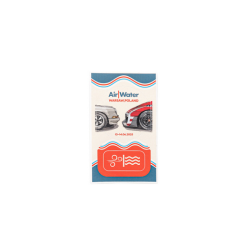 Air|Water stickers - Warsaw, Poland - set of 2
