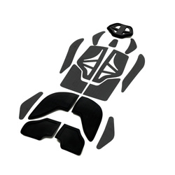 CarBone Seat Pads for Tillett B10 - RAW - for 2 seats