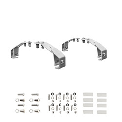 Clamps for CarBone Roof Rack Coupe (Silver)