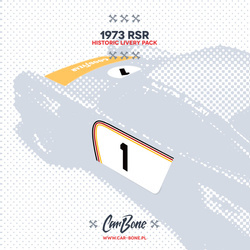 Famous historic liveries for aircooled classics - 1973 Race Car