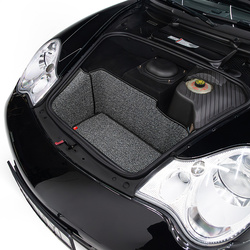 996 C4  - 911 Trunk Mat Liner (1997-2004) - Black-Grey Houndstooth