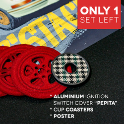 Custom CarBone Ignition switch cover for G-model, 964 & 993 + FREE GIFTS