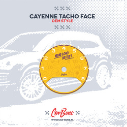 Custom - Gauge face tachometer – for Cayenne (9YA) (2019- )