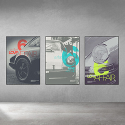 Raster series poster with Bart Kuykens car #3