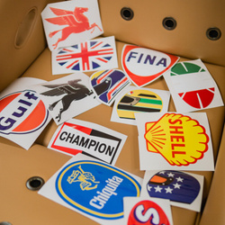 CarBone Vintage Sticker Set