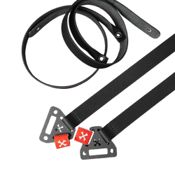 R style Door pulls, handle straps - leather