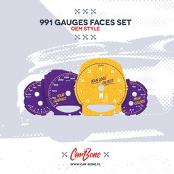 Custom - Gauge faces set – for 991 (2013-2019)