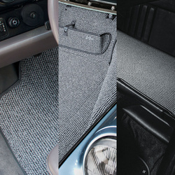 Grey Houndstooth Interior Mat Bundle LHD