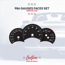 Gauge faces set –  for 986 (1997-2004)