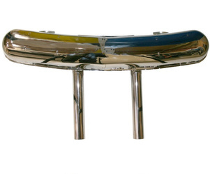 Sport exhaust silencer dual, Stainless Steel, polished for F/G Model (1963-1975) [GTU_07]