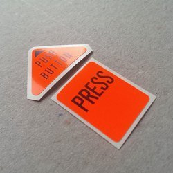 Press seat belts decals set for F-model, 914 (1972 – 1973)