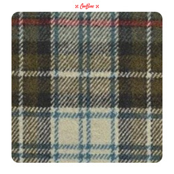 Tartan Plaid Fabric - 18271 BEIGE/CREME/GREEN