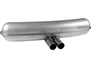 Sport exhaust silencer, “GT3” style, stainless steel for F-Model (1963-1973) [GTU_07]
