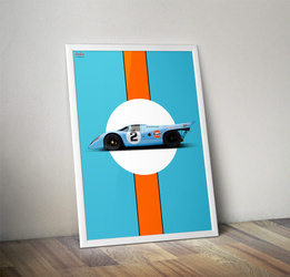 Poster of 917 #1 gulf livery