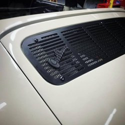 Oval cut Rear deck lid grille for F/G model