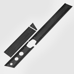 CarBone Dash Trim G-model (1974 - 1986) - Black, LHD