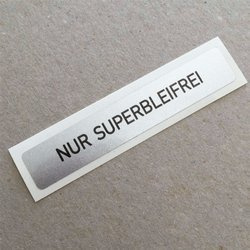 Nur Superbleifrei gas filler door sticker for 964
