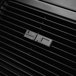 Rear deck lid grille displacement badge/emblem - Black