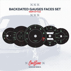 Backdating gauge faces in MPH –  for 964 993 (1989-1998)