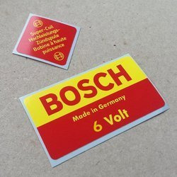 Bosch 6v decal set ‘Made in Germany’, 356 (1948 - 1965)