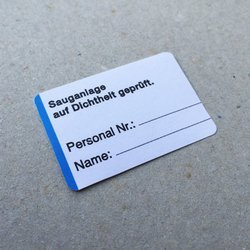 Air flow meter sticker, white for 3.2 (1987 – 1989)