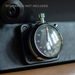 Single stopwatch holder for vintage Heuers, black