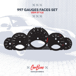 Gauge faces set – for 997 (2005-2013)