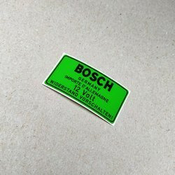Bosch Green Coil Decal (1965 – 1969)