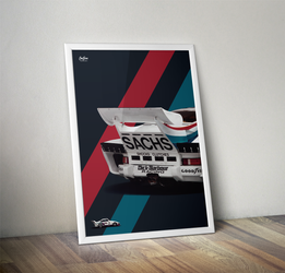 Poster of 935 with martini livery #2, vertical