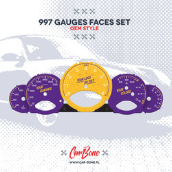Custom - Gauge faces set – for 997 (2005-2013)