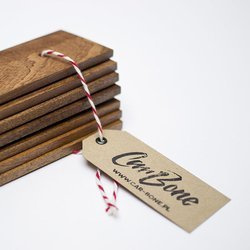 Exotic wood planks for CarBone Roof Rack