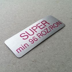 Super Fuel Decal for G-model 3.0/3.3 Turbo (1975 – 1989)