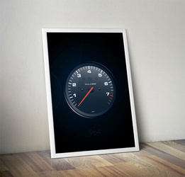 Poster with a 964 gauge