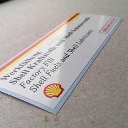 Shell air cleaner decal for 993, 928 (1994 – 1998)