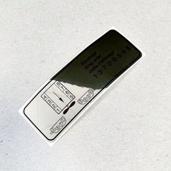 Firing order decal, 928 (1977 - 1995)