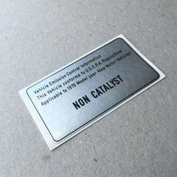 Non Catalyst decal for G-model 2.7 (1976)