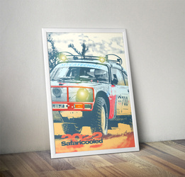 Raster series poster Dakar Classic 2022