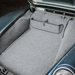 Grey Houndstooth Trunk Mat