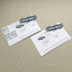 Under hood and Warranty paper stickers, (1981 - 1986)
