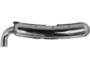 Sport exhaust silencer, 84mm, stainless steel, TÜV/EEC approval for G-Model (1975-1989) [GTU_07]